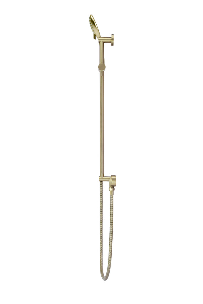 ROUND THREE FUNCTION HAND SHOWER ON RAIL COLUMN