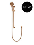 ROUND THREE FUNCTION HAND SHOWER ON RAIL COLUMN