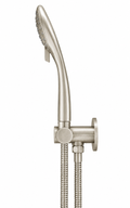 Round Hand Shower on Swivel Bracket — PVD Brushed Nickel, Brushed Nickel, Hand Held Showers