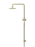 ROUND COMBINATION SHOWER RAIL, 200MM ROSE, SINGLE FUNCTION HAND SHOWER