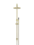 ROUND COMBINATION SHOWER RAIL, 200MM ROSE, SINGLE FUNCTION HAND SHOWER