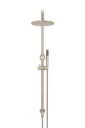 ROUND COMBINATION SHOWER RAIL, 200MM ROSE, SINGLE FUNCTION HAND SHOWER
