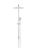 ROUND COMBINATION SHOWER RAIL 300MM ROSE, THREE FUNCTION HAND SHOWER
