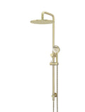 ROUND COMBINATION SHOWER RAIL 300MM ROSE, THREE FUNCTION HAND SHOWER