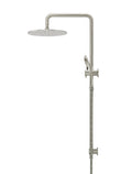 ROUND COMBINATION SHOWER RAIL 300MM ROSE, THREE FUNCTION HAND SHOWER