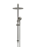 ROUND COMBINATION SHOWER RAIL 300MM ROSE, THREE FUNCTION HAND SHOWER