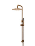 ROUND COMBINATION SHOWER RAIL, 300MM ROSE, SINGLE FUNCTION HAND SHOWER