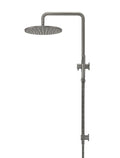 ROUND COMBINATION SHOWER RAIL, 300MM ROSE, SINGLE FUNCTION HAND SHOWER