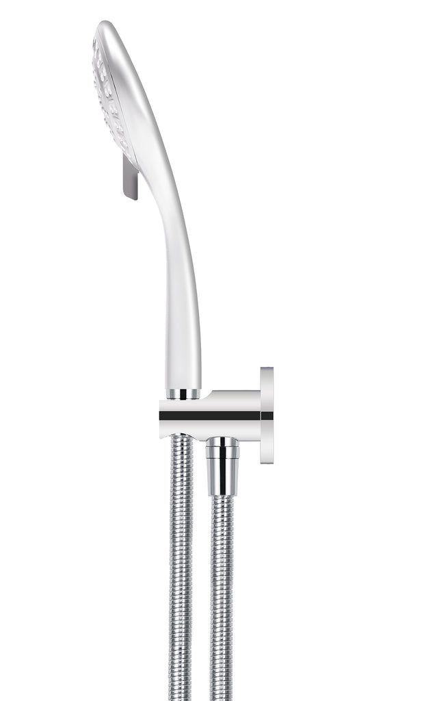 ROUND THREE FUNCTION HAND SHOWER ON FIXED BRACKET