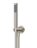 ROUND HAND SHOWER ON FIXED BRACKET