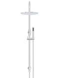 ROUND GOOSENECK SHOWER SET WITH 300MM ROSE, SINGLE-FUNCTION HAND SHOWER