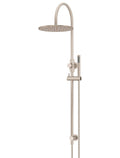 ROUND GOOSENECK SHOWER SET WITH 300MM ROSE, SINGLE-FUNCTION HAND SHOWER