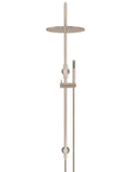 ROUND GOOSENECK SHOWER SET WITH 300MM ROSE, SINGLE-FUNCTION HAND SHOWER
