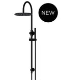 ROUND GOOSENECK SHOWER SET WITH 300MM ROSE, SINGLE-FUNCTION HAND SHOWER