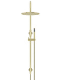 ROUND GOOSENECK SHOWER SET WITH 300MM ROSE, SINGLE-FUNCTION HAND SHOWER