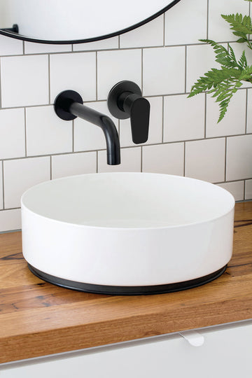 Round Wall Mixer Paddle Handle Trim Kit (in-Wall Body Not Included)