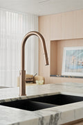 MECCA SMART SENSOR PULL OUT KITCHEN MIXER BRUSHED BRONZE