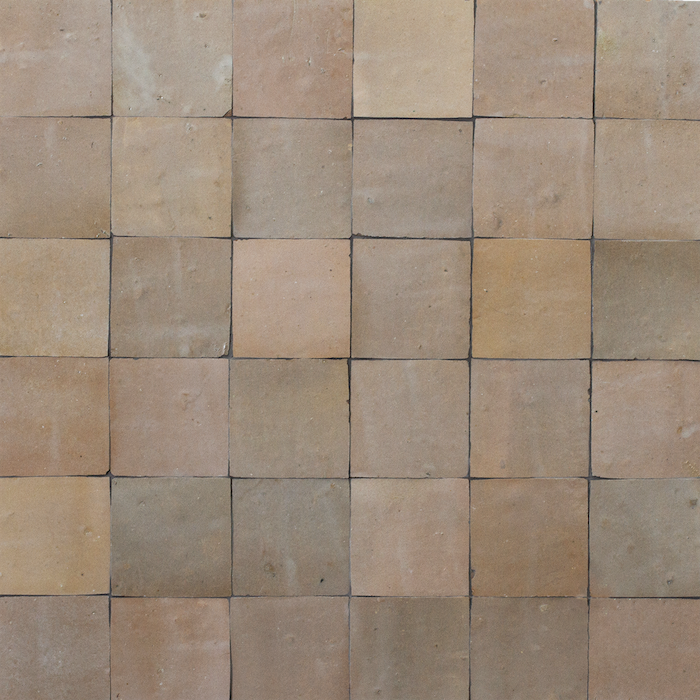 Medina Wheat Moroccan Zellige Square Tile