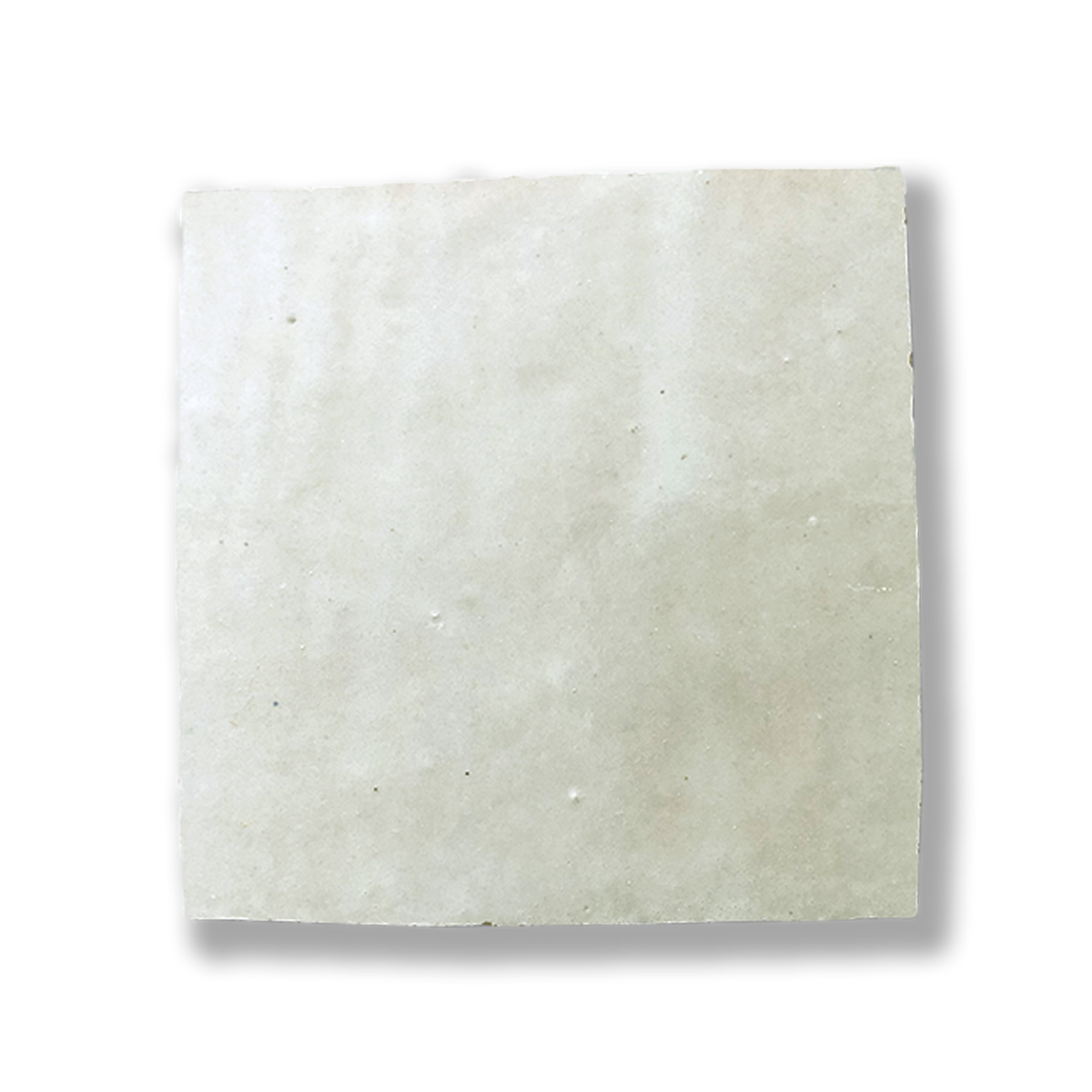 Medina White Bianca Casa Moroccan Zellige Square Tile — Off-White, Ceramic, Wall Tiles