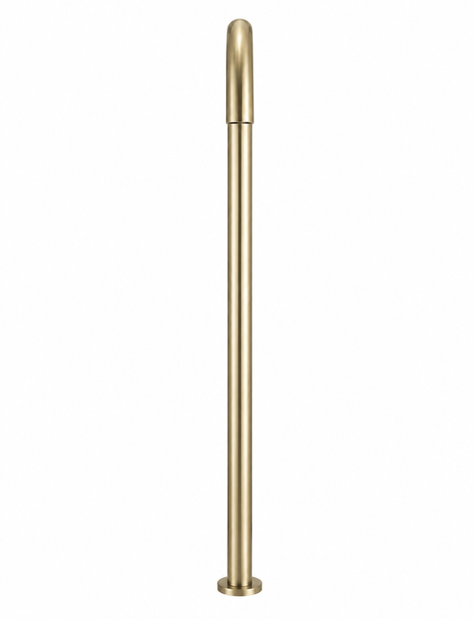 Meir Round Freestanding Bath Spout - Champagne