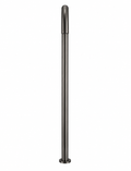 Meir Round Freestanding Bath Spout - Gunmetal