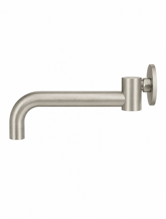 Meir Round Swivel Wall Spout - PVD Brushed Nickel