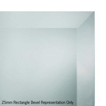 MS1590GT Rectangle 25mm Bevel Edge Mirror