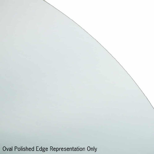 CO9075GT Oval Polished Edge Mirror