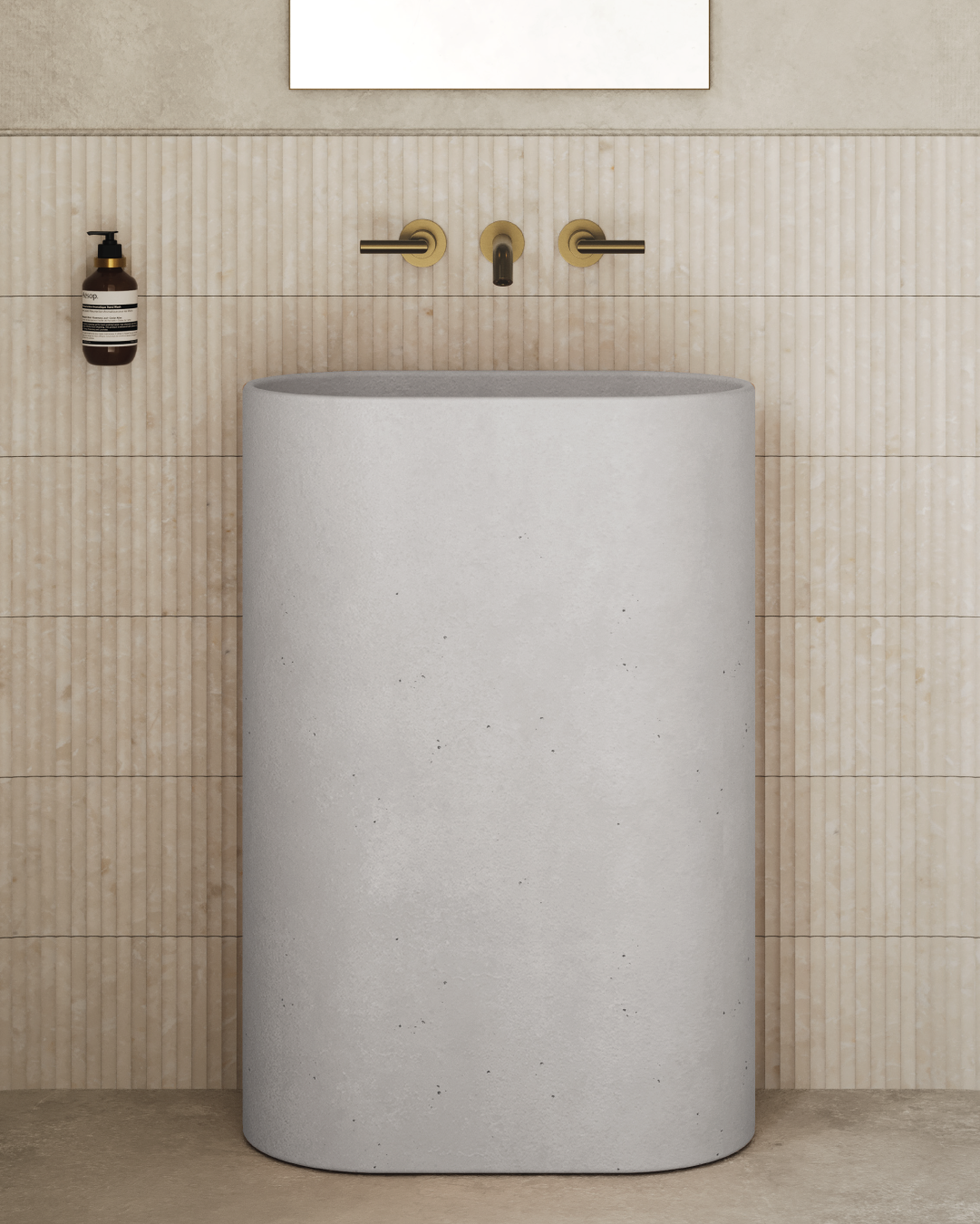 Molli Freestanding Basin (Cloud)