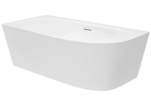 Natalia 1500 Back-To-Corner Freestanding Bath with Integrated Overflow