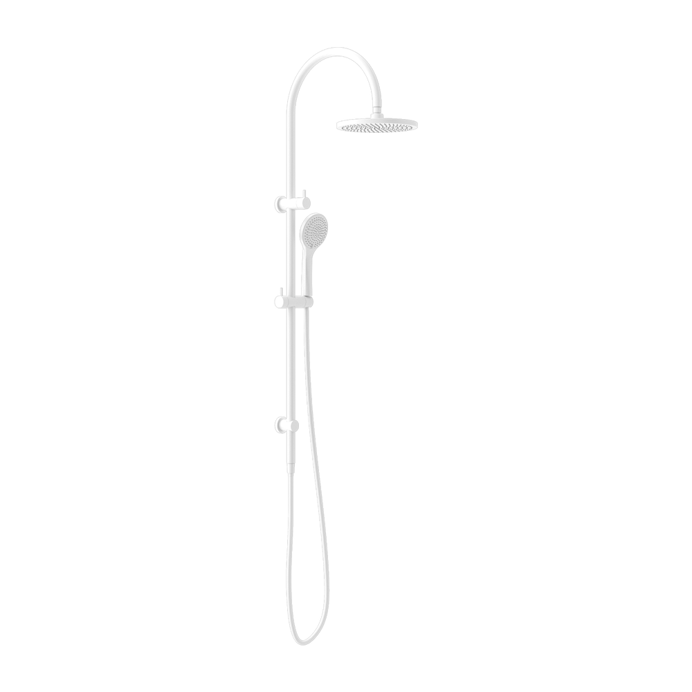 MECCA TWIN SHOWER WITH AIR SHOWER MATTE WHITE