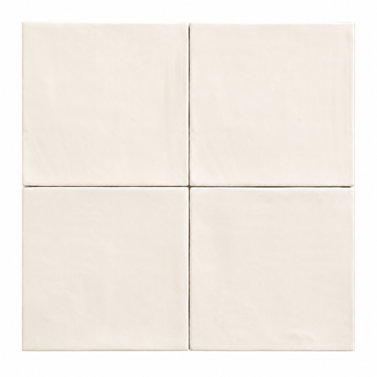 Newcastle Bone Handmade Look Wall Tile - Square Matte