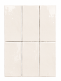 Newcastle Bone Handmade Look Wall Tile - Subway Gloss