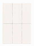 Newcastle Cotton White Handmade Look Wall Tile - Subway Matte