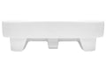 Novara Square Semi-Recessed Basin