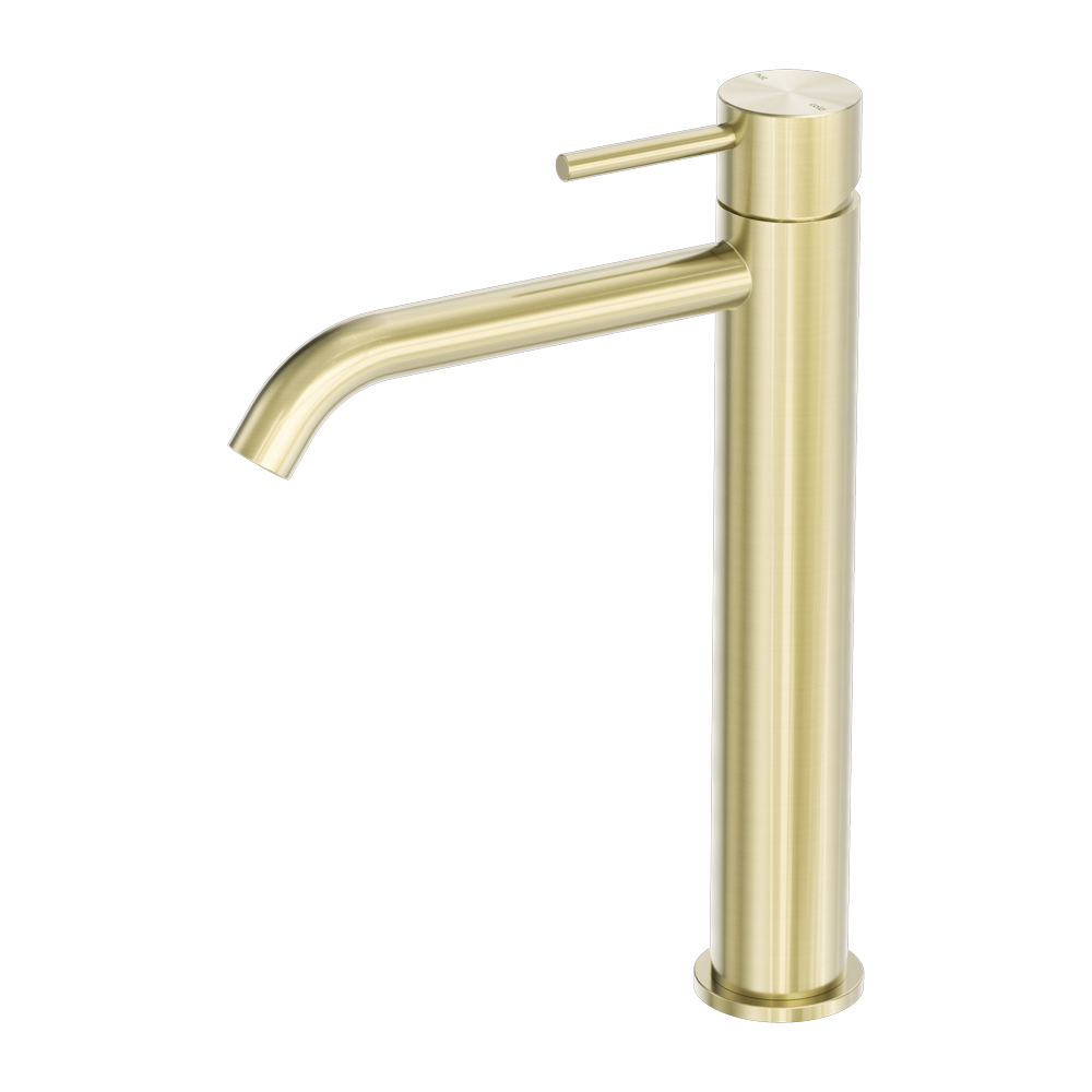 ZEN SS316L TALL BASIN MIXER BRUSHED GOLD