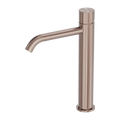 ZEN SS316L TALL BASIN MIXER HANDLESS BRUSHED BRONZE