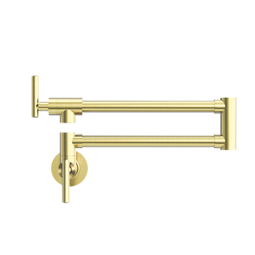 Zen 316L Stainless Steel Pot Filler Bg (NR162203BG) Brushed Gold — Chrome & Stainless