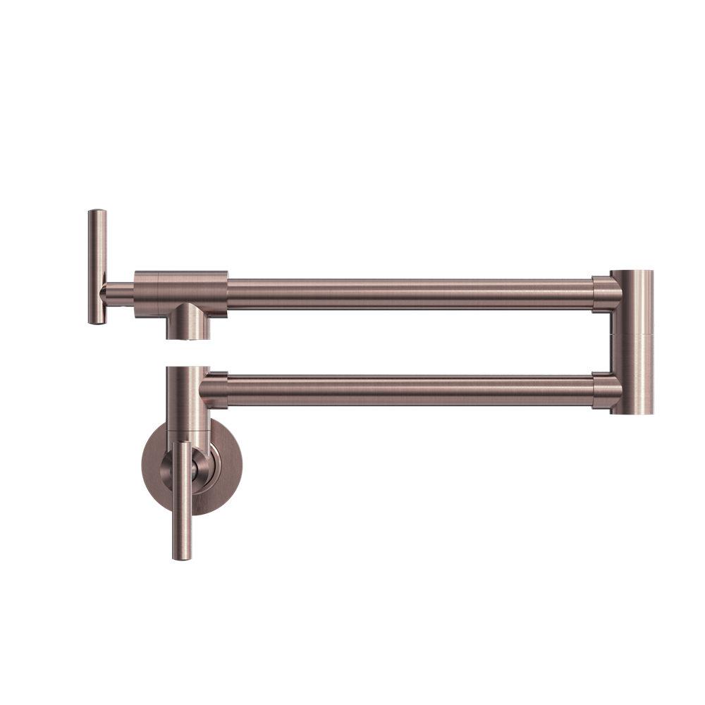 Zen 316L Stainless Steel Pot Filler Bz (NR162203BZ) Brushed Bronze — Chrome & Stainless