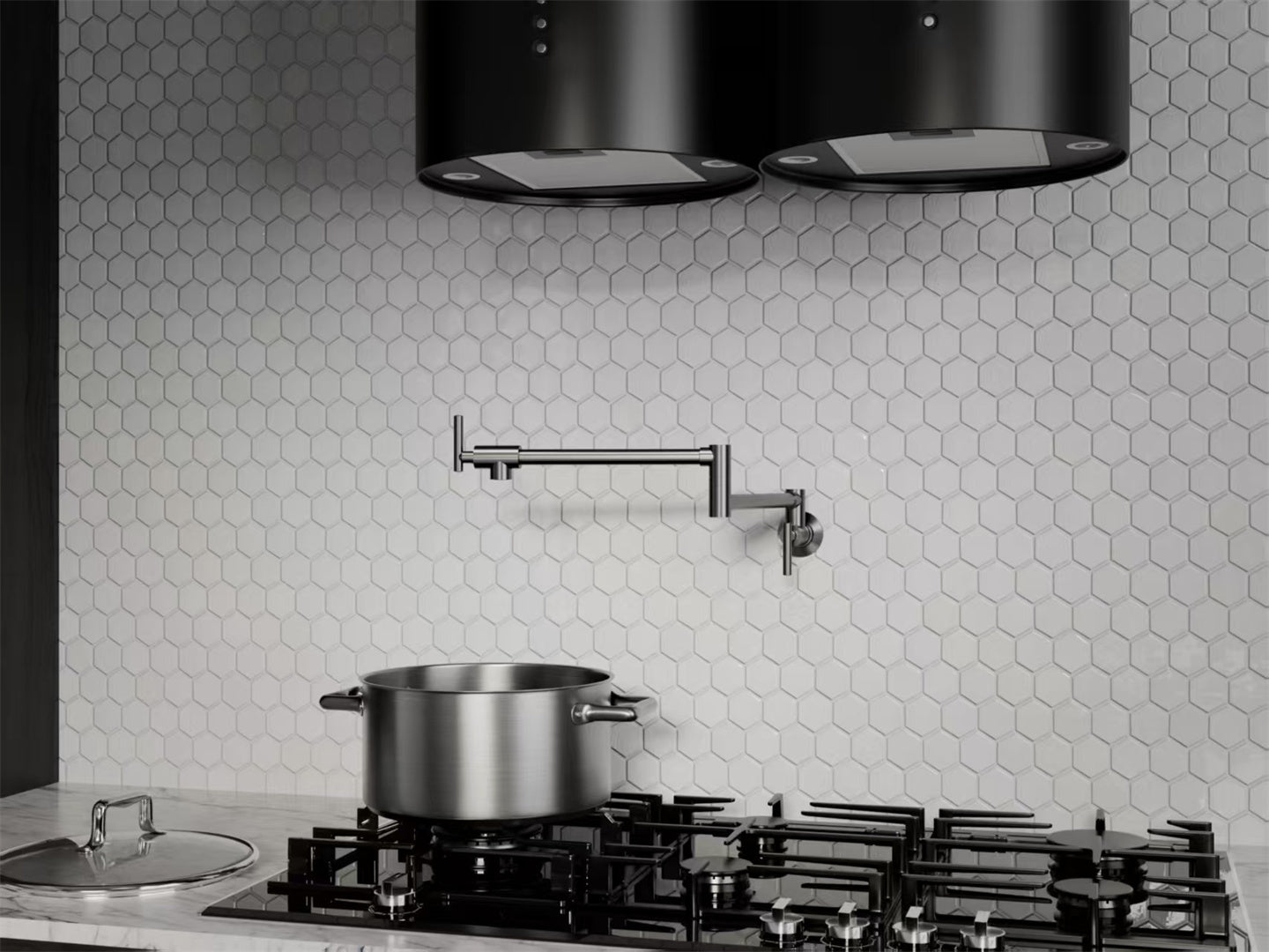 ZEN 316L STAINLESS STEEL POT FILLER GR (NR162203GR) GRAPHITE