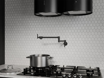 Zen 316L Stainless Steel Pot Filler Pb (NR162203PB) PVD Black — Chrome & Stainless