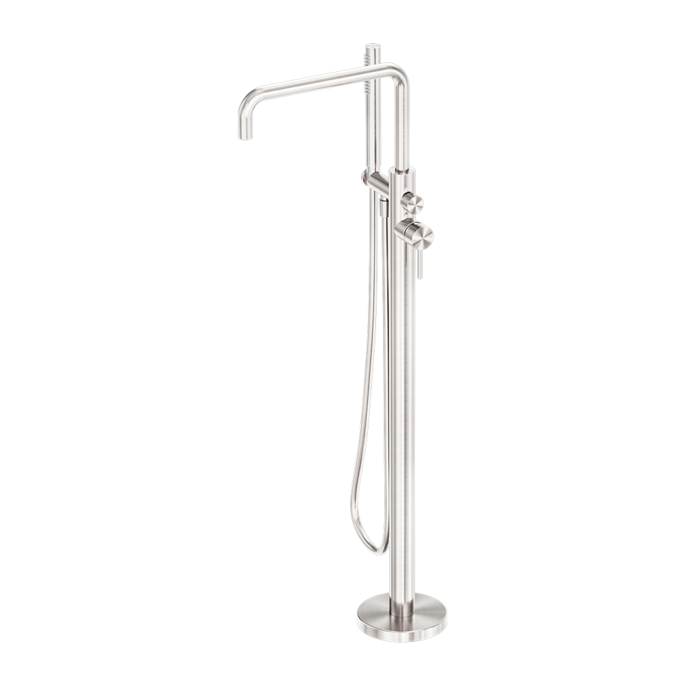 ZEN SS316L FREESTANDING BATH MIXER BRUSHED NICKEL