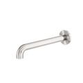 ZEN SS316L ROUND BASIN/BATH SPOUT ONLY 185/230MM BRUSHED NICKEL
