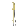 ZEN SS316L SHOWER RAIL WITH OUTDOOR SHOWER HOSE BRUSHED GOLD