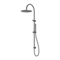 ZEN SS316L TWIN SHOWER WITH OUTDOOR SHOWER HOSE GRAPHITE
