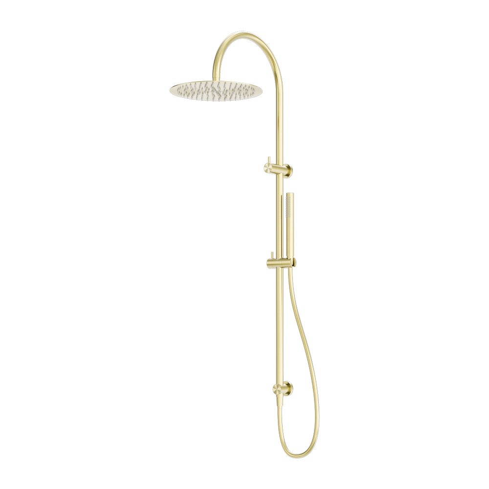 ZEN SS316L TWIN SHOWER BRUSHED GOLD