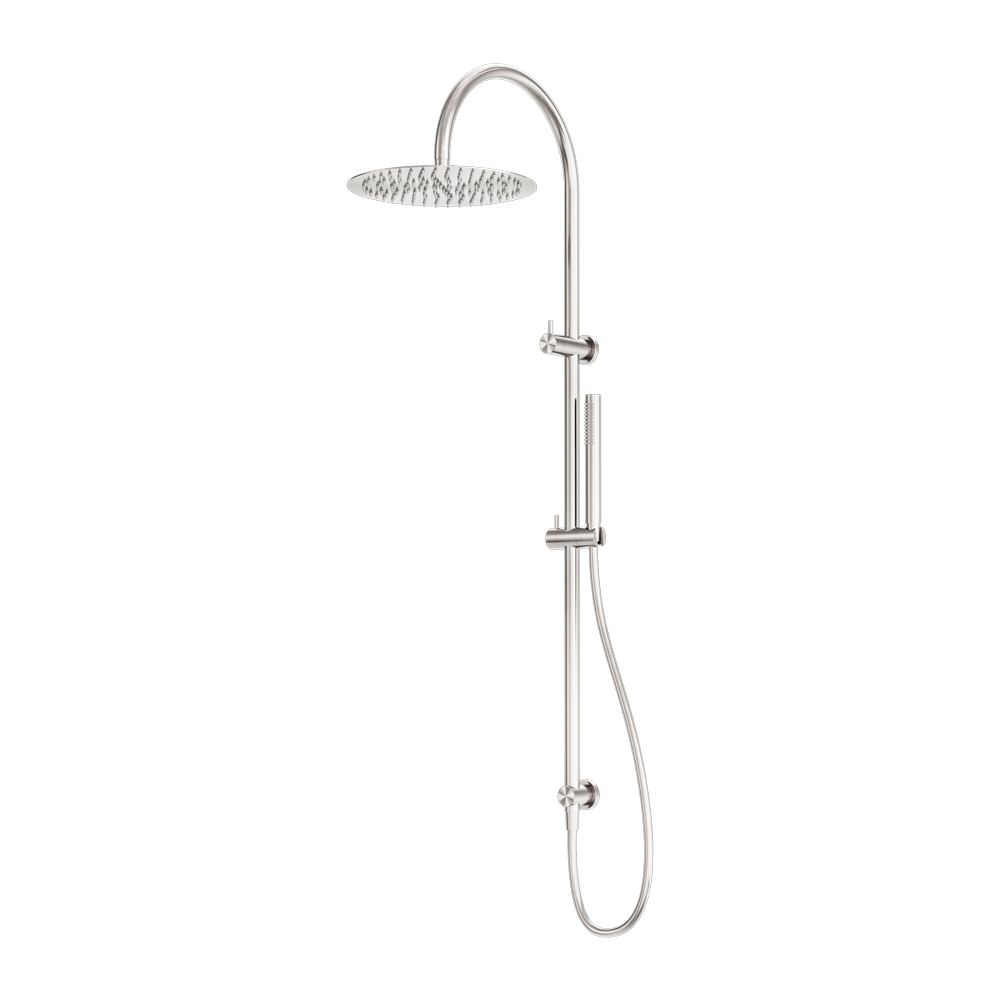 ZEN SS316L TWIN SHOWER BRUSHED NICKEL
