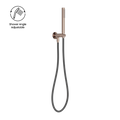 ZEN SS316L SHOWER ON BRACKET WITH OUTDOOR SHOWER HOSE BRUSHED BRONZE