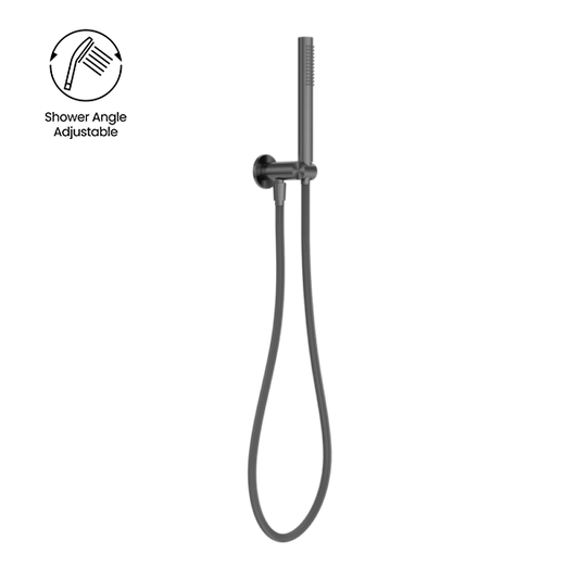 ZEN SS316L SHOWER ON BRACKET WITH OUTDOOR SHOWER HOSE GRAPHITE (NR162205D01GR) GRAPHITE