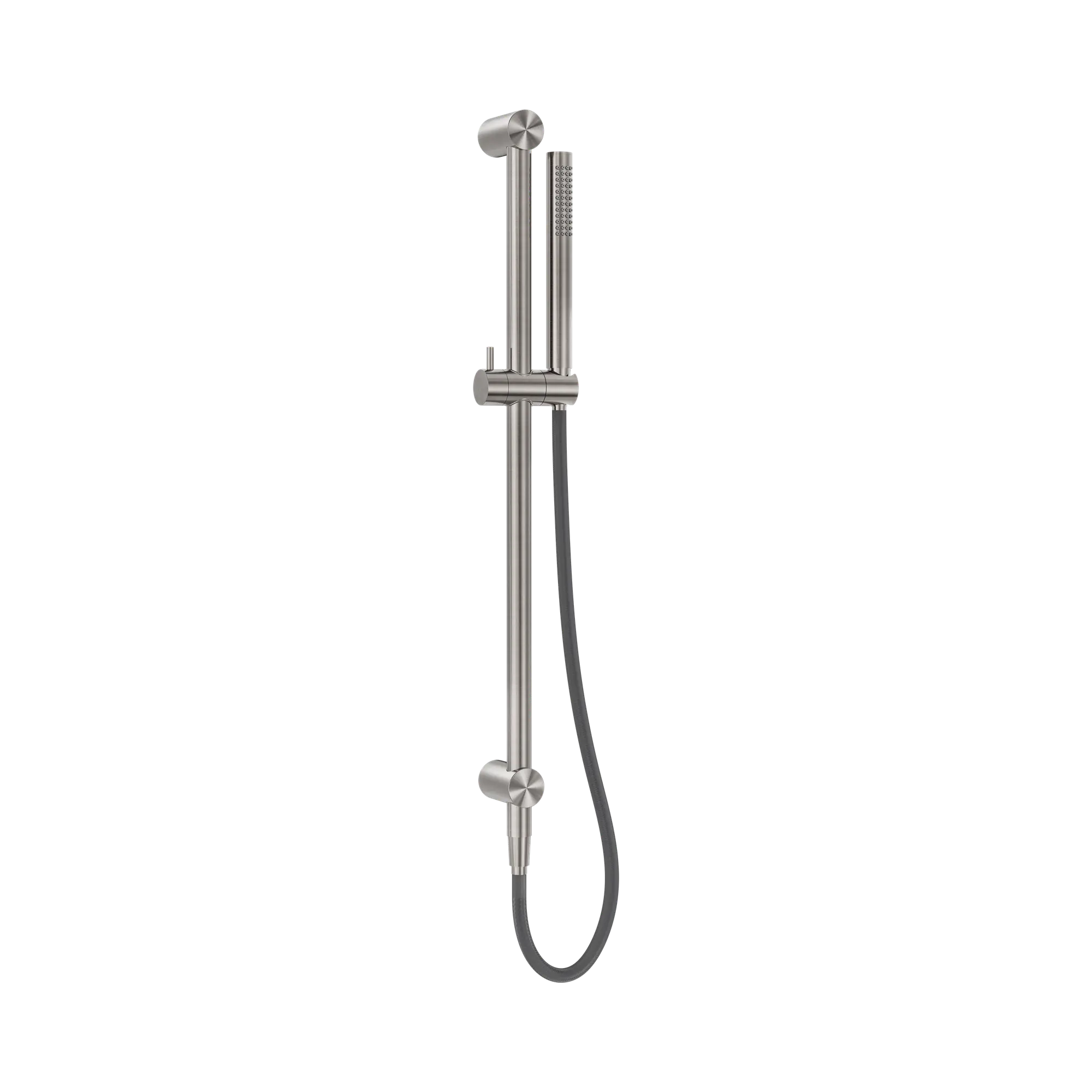 Zen SS316L Shower Rail With Outdoor Shower Hose Brushed Nickel